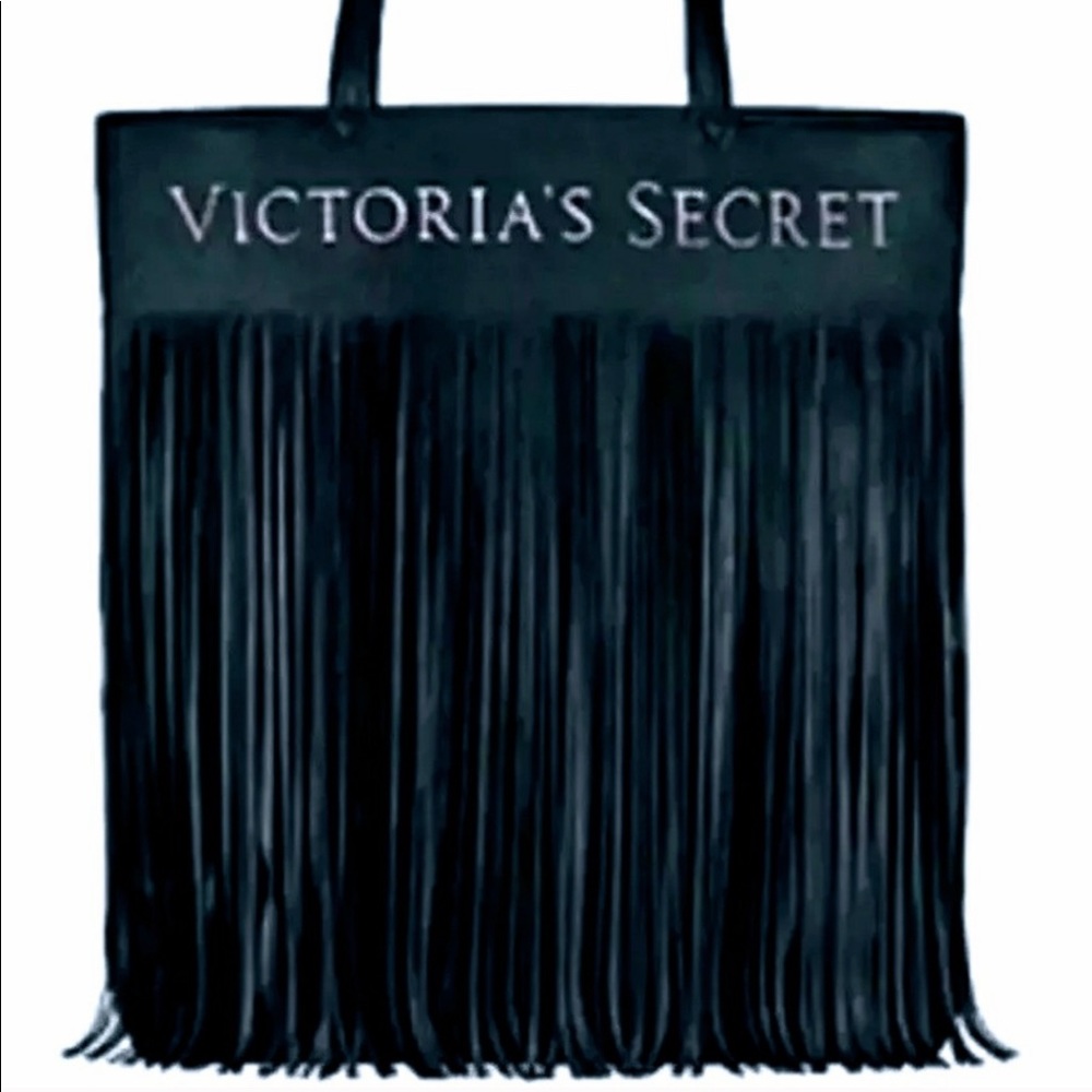 VS fringed tote bag